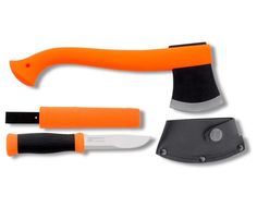 Набор Mora OUTDOOR KIT MG ORANGE Нож+Топор (черный, оранжевый)