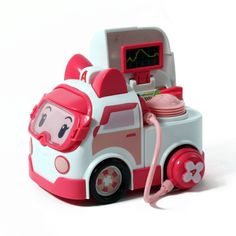 Игрушка Robocar Poli Эмбер с аксессуарами (розовый)