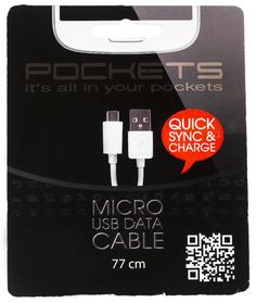 Кабель Pockets SPEUSB-065 Micro USB 77cm (черный)