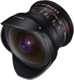 Объектив Samyang MF 12mm T3.1 VDSLR ED AS NCS Fish-eye Canon (черный)