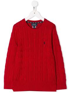 Ralph Lauren Kids джемпер фактурной вязки