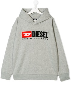 Diesel Kids толстовка с капюшоном и логотипом
