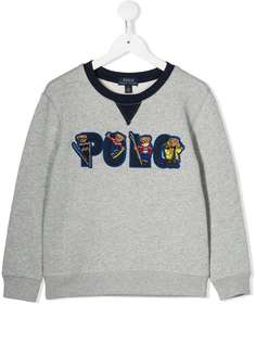 Ralph Lauren Kids толстовка с нашивкой Polo Bear