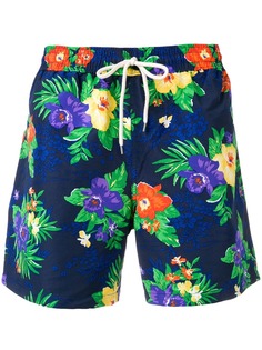 Polo Ralph Lauren плавательные шорты на шнурке с цветочным принтом