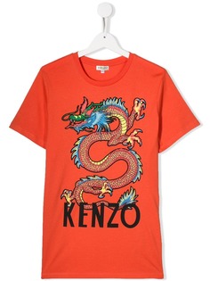 Kenzo Kids футболка с логотипом