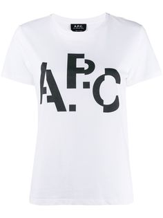 A.P.C. футболка с логотипом