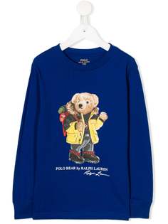 Ralph Lauren Kids футболка с принтом