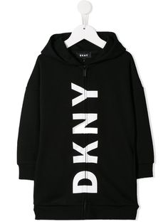 Dkny Kids длинное худи на молнии