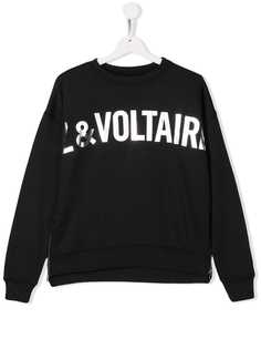 Zadig & Voltaire Kids толстовка с логотипом