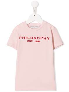 Philosophy Di Lorenzo Serafini Kids футболка с логотипом