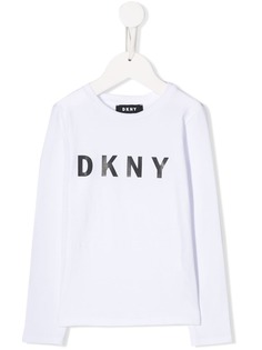 Dkny Kids футболка с логотипом