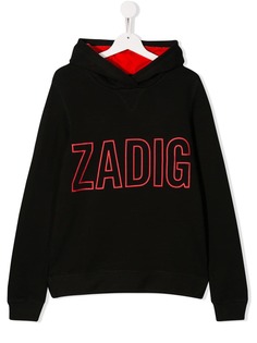 Zadig & Voltaire Kids худи с логотипом