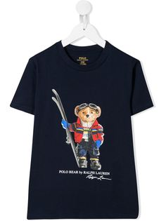 Ralph Lauren Kids футболка с принтом