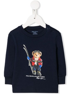 Ralph Lauren Kids футболка с принтом