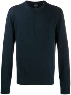 Armani Exchange свитер с вышитым логотипом