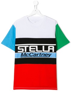Stella McCartney Kids футболка с принтом логотипа