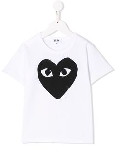 Comme Des Garçons Play Kids футболка с логотипом