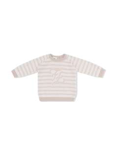 Fendi Kids джемпер Karligraphy в полоску