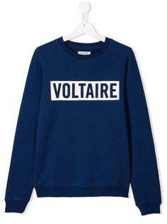 Zadig & Voltaire Kids толстовка с логотипом