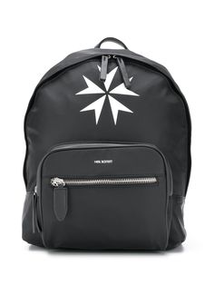 Neil Barrett Kids рюкзак на молнии с логотипом