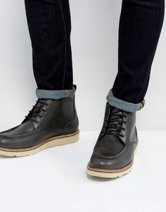 Черные кожаные ботинки на шнуровке Dead Vintage-Черный