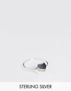 Серебряное кольцо на мизинец ASOS DESIGN-Серебряный