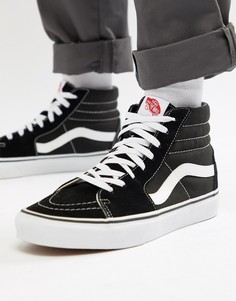 Черные высокие кроссовки Vans SK8-Черный цвет