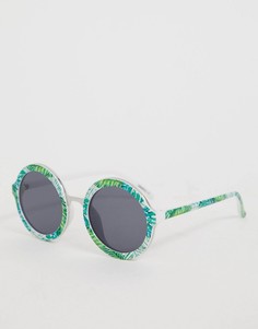 Круглые солнцезащитные очки Skinny Dip Lou Lou Palm-Мульти Skinnydip