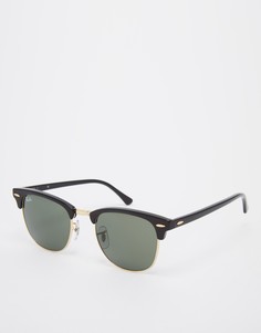 Солнцезащитные очки-клабмастеры Ray-Ban 0RB3016-Черный