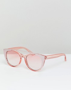 Розовые солнцезащитные очки "кошачий глаз" Jeepers Peepers-Розовый