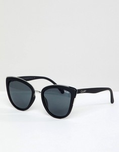 Черные солнцезащитные очки "кошачий глаз" Quay Australia My Girl-Черный