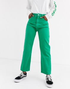Прямые окрашенные джинсы Abrand Venice-Зеленый