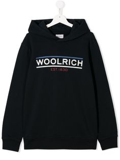 Woolrich Kids худи с логотипом