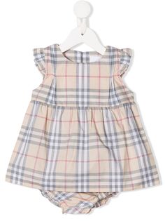 Burberry Kids боди в клетку House Check