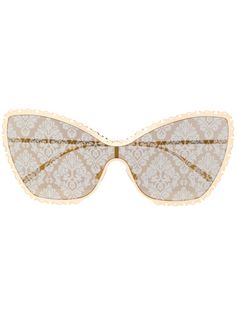 Dolce & Gabbana Eyewear солнцезащитные очки в оправе кошачий глаз