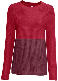 Пуловеры Пуловер в двухцветном дизайне Bonprix