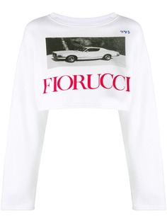 Fiorucci укороченный джемпер с логотипом