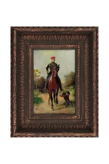 Картина "Граф на коне" Glasar
