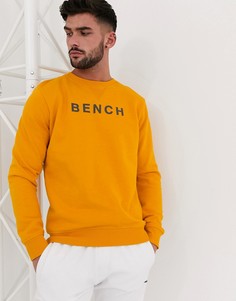 Oversize-свитшот с принтом Bench-Желтый