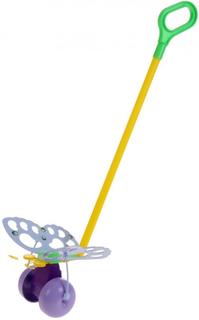 Развивающая игрушка СТРОМ Каталка бабочка (разноцветный)