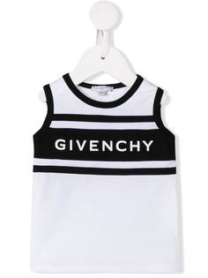 Givenchy Kids топ без рукавов с логотипом