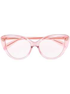 Alexander McQueen Eyewear затемненные солнцезащитные очки в оправе кошачий глаз