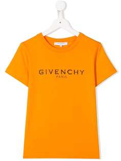 Givenchy Kids футболка с логотипом