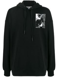 McQ Alexander McQueen худи оверсайз Fuzzed Out с принтом