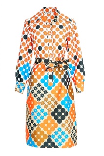 Винтажное платье с поясом (70-е гг.) Lanvin Vintage