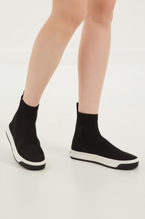 Текстильные черные ботинки The Marc Jacobs