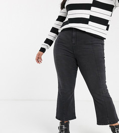 Расклешенные джинсы с завышенной талией Urban Bliss Plus-Черный цвет
