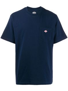 Danton футболка с карманом и логотипом