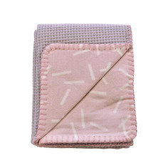 Плед Lodger Dreamer Flannel/Honeycomb Blush 100х150 см