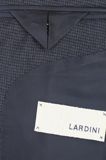 Темно-синий шерстяной костюм Lardini